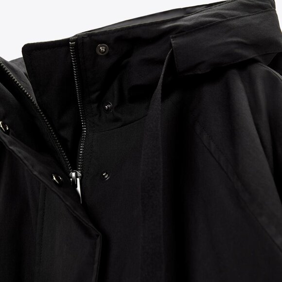 Zara Asymmetric Oversized Parka - Picture 9 of 13